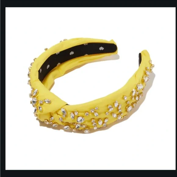 Lele sadoughi x SCL lemon headband Lele Sadoughi x SCL headband main image 3